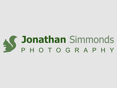 Photography website logo logo personal photography portfolio silhouette squirrel website