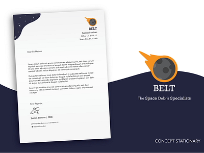 Concept Company; Belt! (Stationary) branding concept concept art concept business dailyui design digital flat illustration logo ui ux