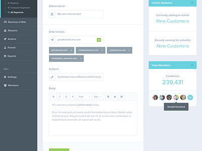 Dashboard Form by Justin Kwak on Dribbble