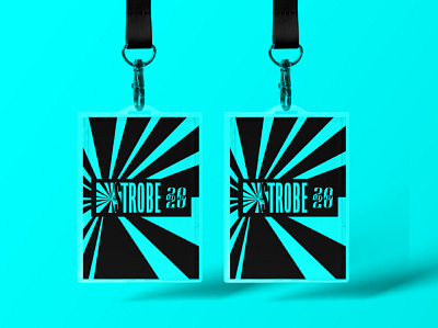 STROBE | Lanyards brand brand and identity branding design identity illustrator lanyard logo music festival packaging promotional promotional design vector