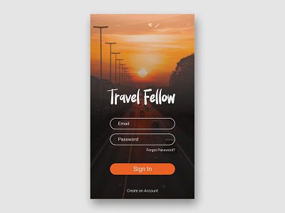 Sign in page dailyui001 figma sign in page travel ui