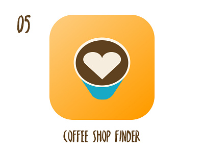 Coffee shop finder icon