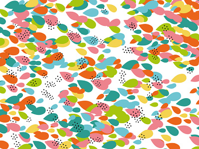 Drops design fashion floral illustration patterns retail textile vector