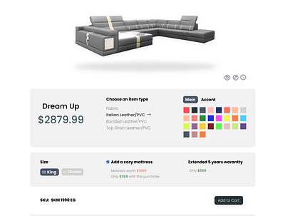 Product Customization Page - Single Product Page beautiful concept creative custom good graphic design idea page product ui web website