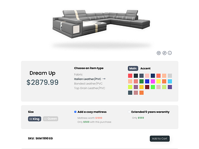 Product Customization Page - Single Product Page