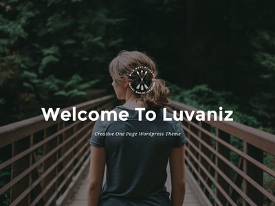 Luvaniz - Creative One Page WordPress Theme clean creative design homepage homepages landing layout onepage web website