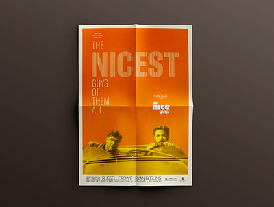 The Nice Guys - 70's style movie poster 70s movie oldschoolcool poster rebound retro theniceguys