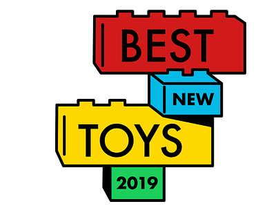 Best New Toys 2019 Logo art direction editorial design logo logodesign