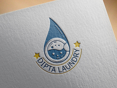 Laundry Logo branding elegant fresh fresh design illustration laundry logo new simple star vector wash water