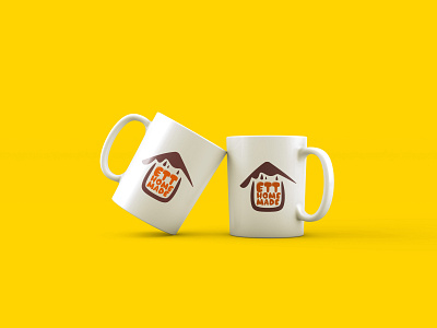ETT Home Made beautiful branding brown business color cooking decoration delicious design fresh design healthy home made homemade house kitchen meal orange tasty vector yellow