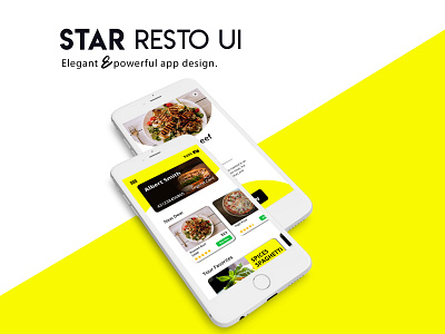 Restaurant App app application background business collection digital element elements graphic icons illustration interface mobile modern phone style technology template ui user