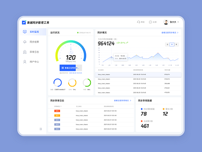 数据同步web app design ui