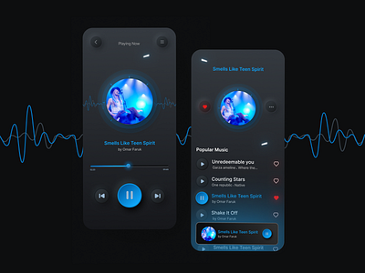 Music App Design app app design design mobile app music music app music player u ui ux