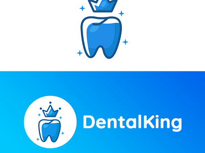 Dental king logo logo design