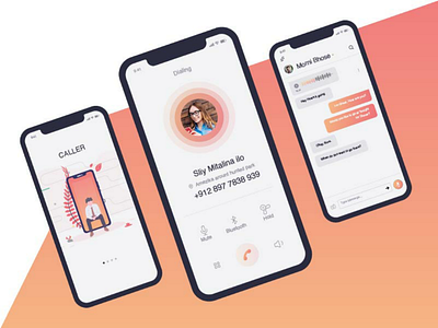 Call app illustrator ui ux designer