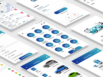 Car concept app car app design