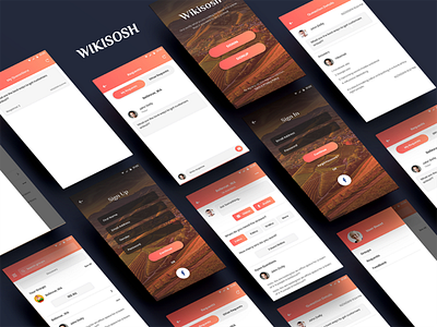 Wikisosh app design
