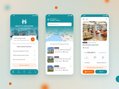 Hamrah State | buy, sell and rent house android app application creative design home home buy home rent moblie ui ui ux design webdeisgn