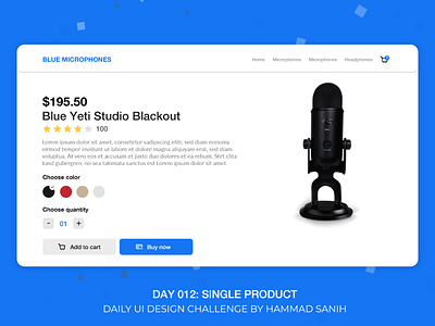 DailyUI 012 Single Product