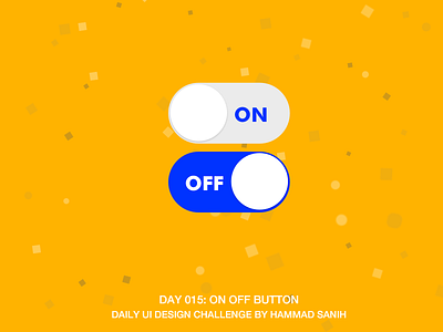 DailyUI Day 015: ON OFF Button adobe xd app dailyui design hammadsanih on off button on off switch ui ux vector