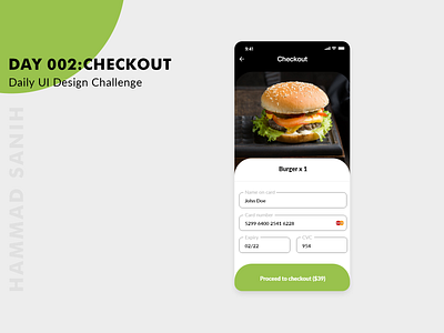 Day002 Mockup app checkout page dailyui design ui ux vector