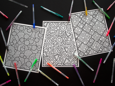 Pattern Coloring Pages black and white coloring coloring page coloring pages complex design graphic design illustration pattern pattern art pattern design pattern illustration patterns shapes