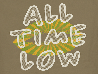All Time Low Shirt band art band merch band merchandise graphic design illustration illustration art music music art pattern shirt design typography