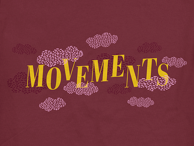 Movements Shirt apparel band art band merch band merchandise graphic design illustration illustration art music music art typography