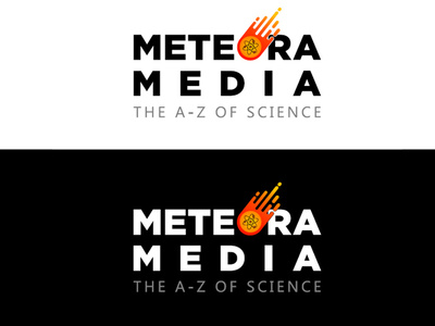 Meteora Media Logo branding design illustration logo