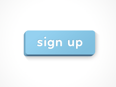 Blue Candy Sign Up Button