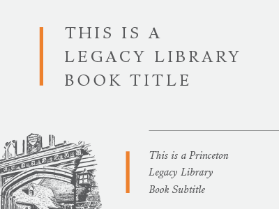 Legacy no. 2 book cover books cover gray italic orange serif title type