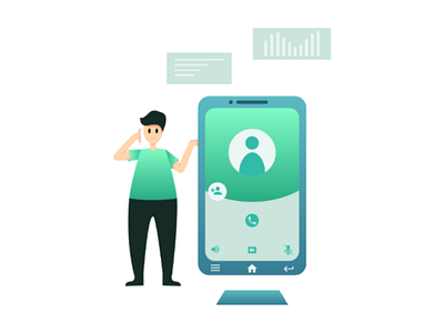 Mobile Application Illustration flatdesign flatillustration