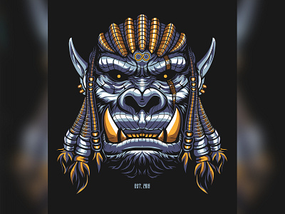 OGRE KONG animal illustration apparel branding clothing clothing brand clothing company clothing design clothing label design design for sale gorilla illustration illustrator art merch design merchandise design ogre orc tshirt design tshirt graphics vector