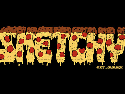 Sketchy Pizza apparel apparel design branding clothing clothing brand clothing company clothing design clothing label design illustration illustration digital illustrator art merch design merchandise design tshirt design tshirt graphics vector