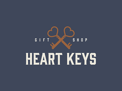 Heart Keys design hearts illustration keys logo typography vector wedding