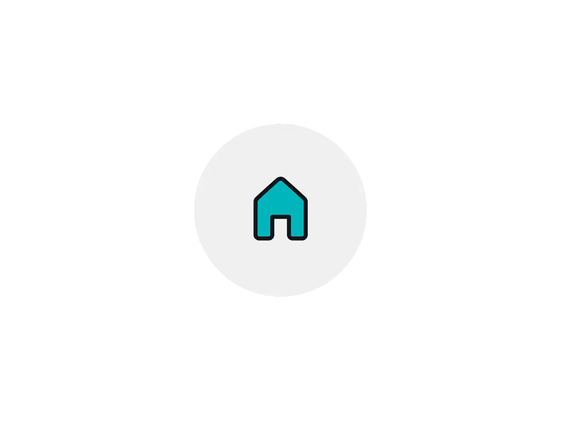 Home Icon animation by Paint Purple on Dribbble