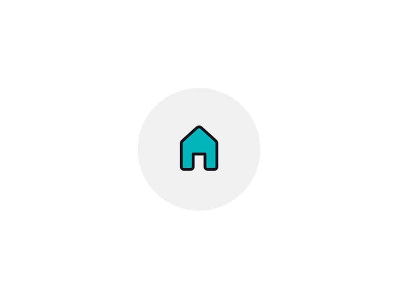 Home Icon animation animation app design css javascript ui ux user experience design web design