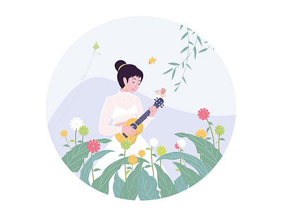 The guitar illustration