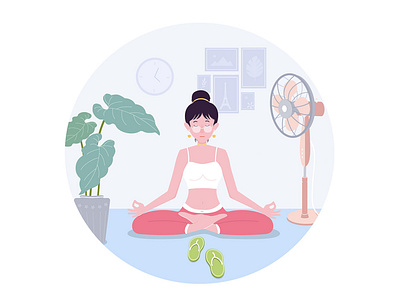 yoga illustration