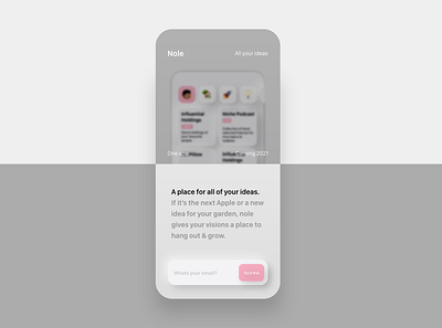 App Teaser Page app design apple clean cleaning iphone minimal minimalist logo neumorphism website