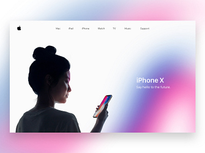 Apple Homepage apple apple homepage design homepage iphone layout sketch ui website