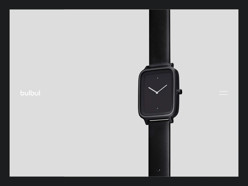 Bulbul Watch Website | Animation after affects animation bulbul design download free gif landing page logo minimal ui ux watch website