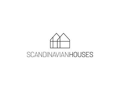 Scandinavian Houses appartment developer house houses logo logo design scandinavian