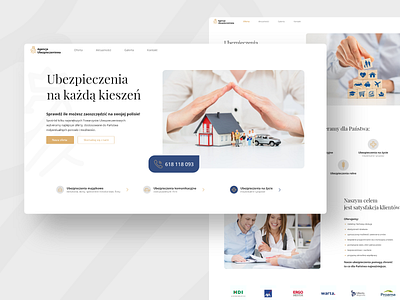 Insurance agency clean ui insurance insurance agency ui uidesign webdesign website