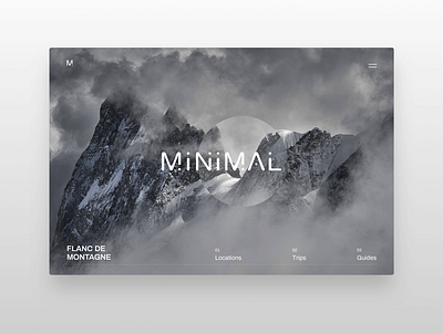 Minimal Landingpage Design Vol. 2 font landingpage minimal minimalism typography webdesign webdesigner website