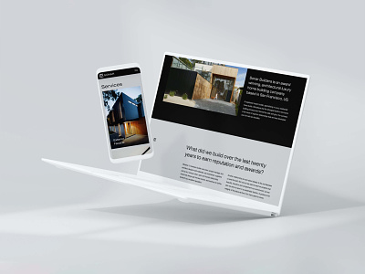 Sonar superior homes – Responsive Webdesign Concept architecture concept homes superior ui webdesign