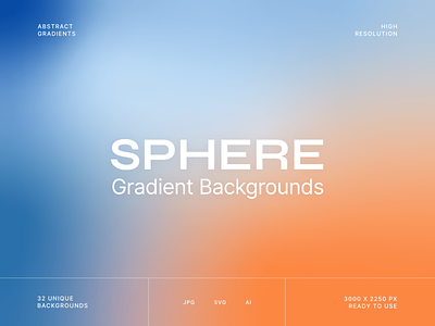 SPHERE Abstract Gradient Backgrounds abstract background backgrounds free freebie gradient illustrator ui