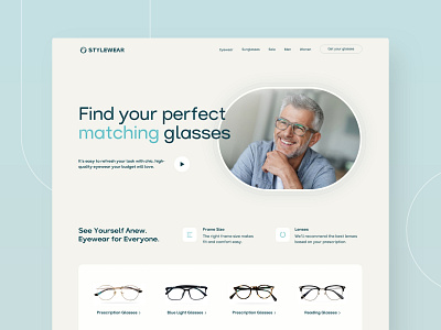 STYLEWEAR – Eyewear & Glasses Webdesign