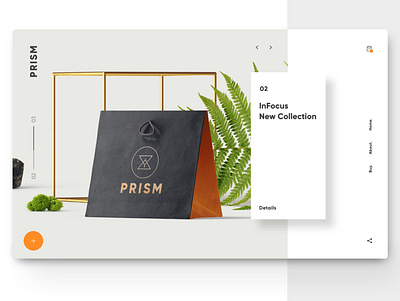 PRISM Web Design adobexd concept dailyui landingpage minimal minimal design package packagedesign ui ui ux webdesign website