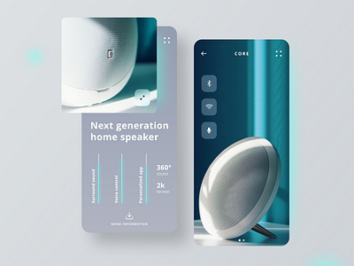 Home Speaker Mobile Design